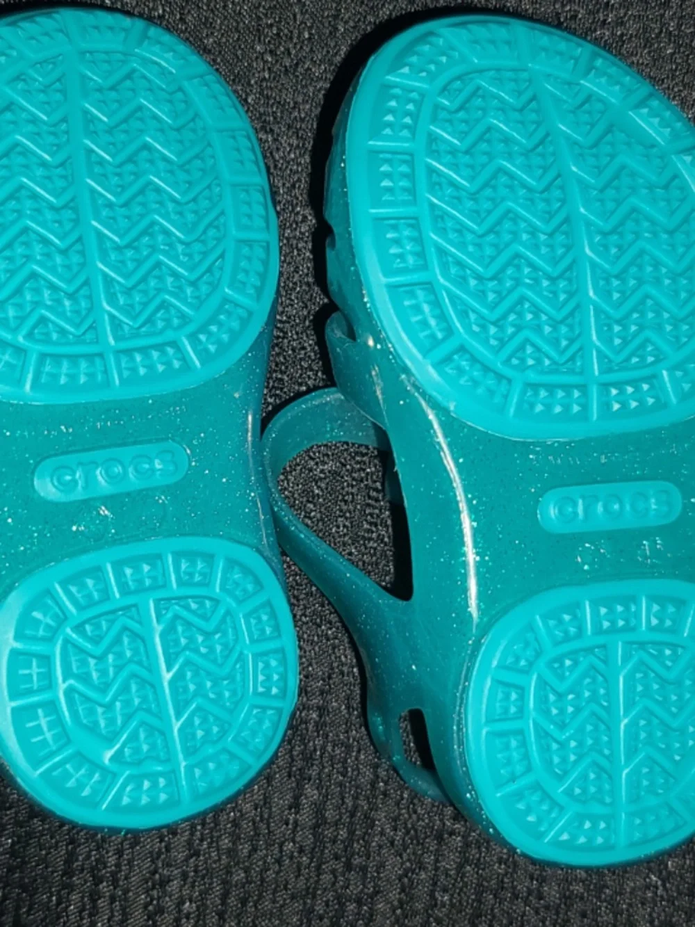 Crocs Kids' Princess Ariel Isabella Sandals size 4 NWOT